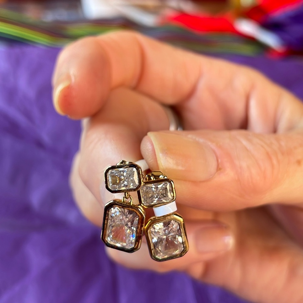 Cz earrings